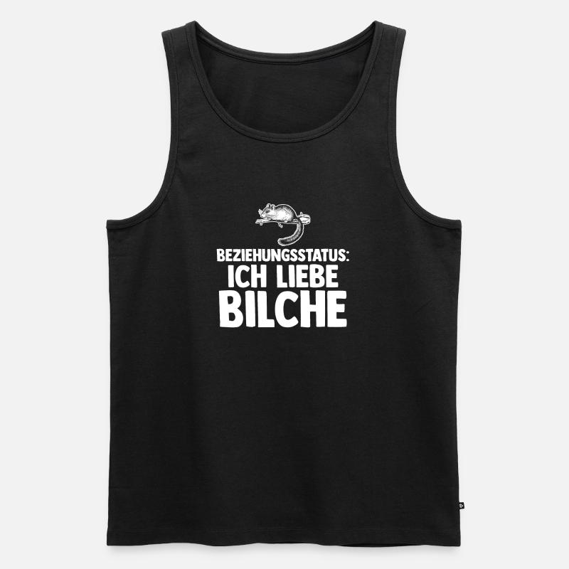 Bilch - Männer Premium Bio Tank Top - Schwarz