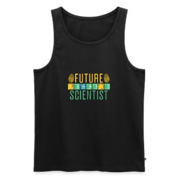 Future Forensic Scientist Forensic Criminology - Men's Premium Organic Tank Top - black - Front - Michal (187cm)