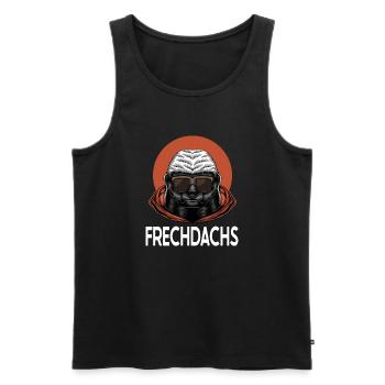 Frechdachs freche Leute wilde Seite - Männer Premium Bio Tank Top - Schwarz - Vorne - Michal (187cm)