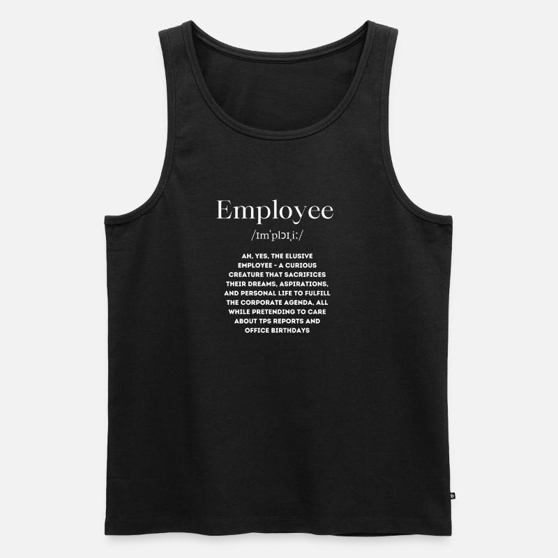 Prix de l’employé Employé - Débardeur bio Premium Homme - noir