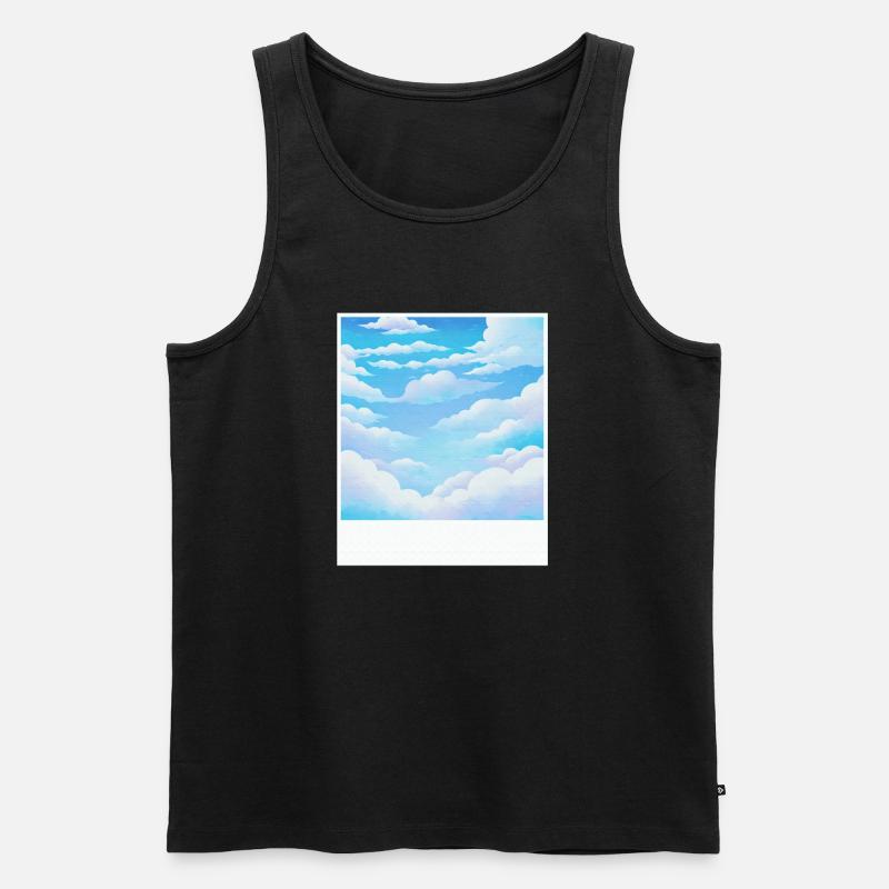 Chill doch - Männer Premium Bio Tank Top - Schwarz