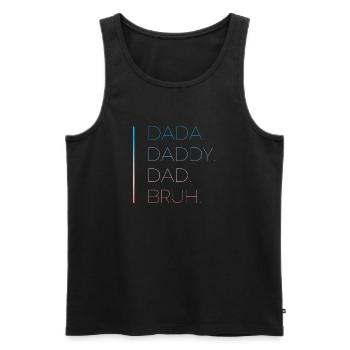 Lustiger Papa zum Vatertag - Débardeur bio Premium Homme - noir - Devant - Michal (187cm)