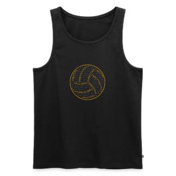 Mignon Volleyball Design Silhouette Sports d’équipe - Débardeur bio Premium Homme - noir - Devant - Michal (187cm)