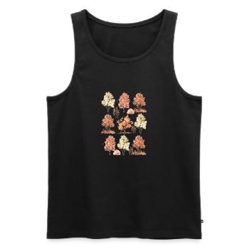 Halloween, Autumn, Trees, Autumn, Season, Leaves, Leaf - Men's Premium Organic Tank Top - black - Front - Michal (187cm)