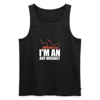 Ant Colony Ant Keeper Myrmecology - Men's Premium Organic Tank Top - black - Front - AI Model Male 178 light (178cm)
