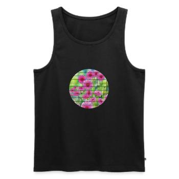 Gardener Gardening Garden Hobby Gardener Gardener - Men's Premium Organic Tank Top - black - Front - Michal (187cm)