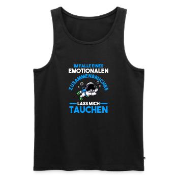 Schullehrer Lehrer - Männer Premium Bio Tank Top - Schwarz - Vorne - AI Model Male 178 light (178cm)