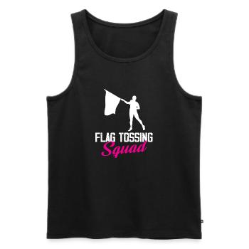 Flag tossing squad - Men's Premium Organic Tank Top - black - Front - Michal (187cm)