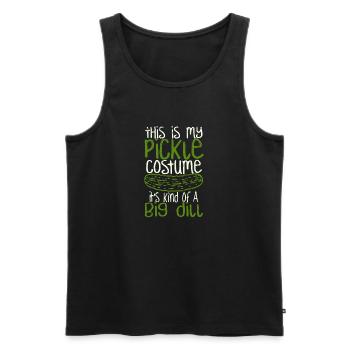 Das ist mein Gurkenkostüm Es ist eine Art großes - Männer Premium Bio Tank Top - Schwarz - Vorne - Michal (187cm)