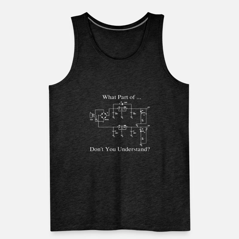Electrical Engineer Gift Funny Engineering Sarcasm Men's Premium Organic Tank Top