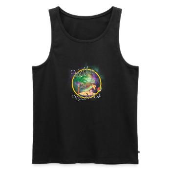 Feiertag - Männer Premium Bio Tank Top - Schwarz - Vorne - AI Model Male 178 light (178cm)