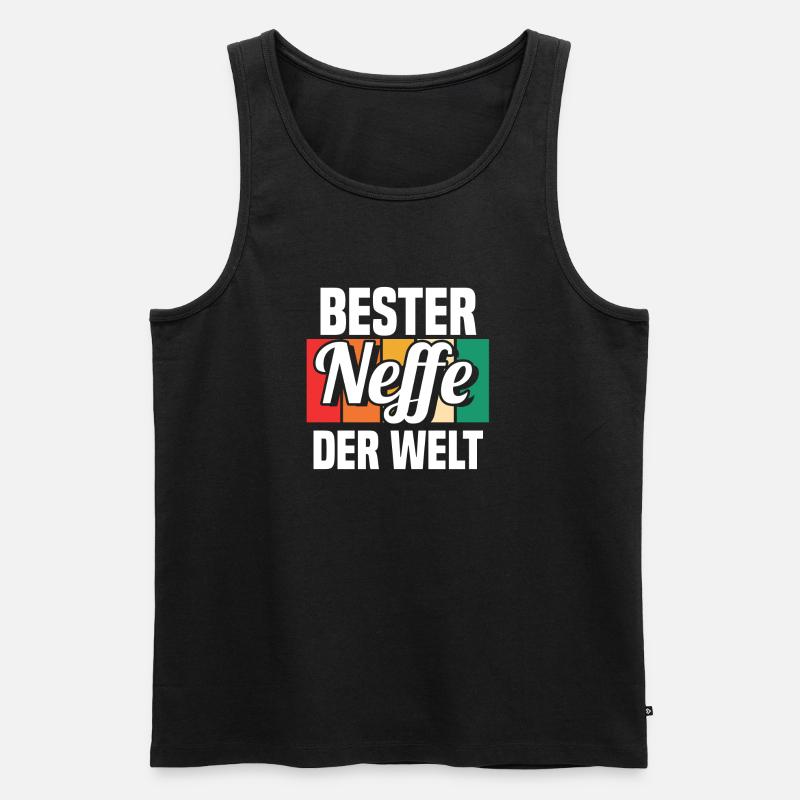 Neffe - Männer Premium Bio Tank Top - Schwarz