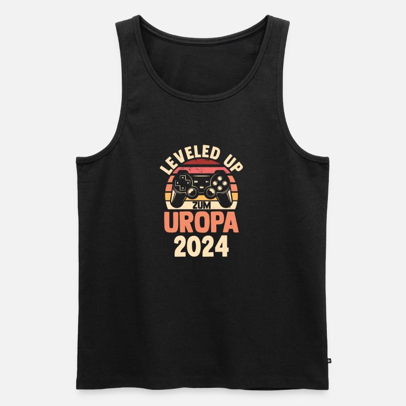 Werdender Uropa 2035 - Männer Premium Bio Tank Top - Schwarz