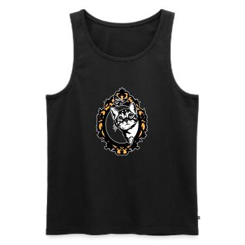 Babykatze - Männer Premium Bio Tank Top - Schwarz - Vorne - Michal (187cm)