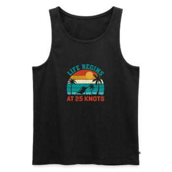 Windsurfing, Panama City, Surfing, Surfing, Beach - Men's Premium Organic Tank Top - black - Front - Michal (187cm)
