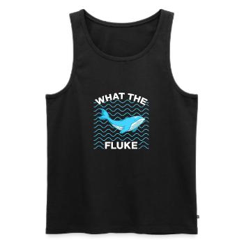 What The Fluke Whales Lover Marine Scientist Gift - Männer Premium Bio Tank Top - Schwarz - Vorne - AI Model Male 178 light (178cm)