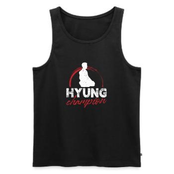 hyung champion Design for a tang so do fan - Men's Premium Organic Tank Top - black - Front - Michal (187cm)