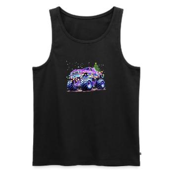 Monster Truck Lover Christmas Graphic for Boys, Me - Men's Premium Organic Tank Top - black - Front - Michal (187cm)
