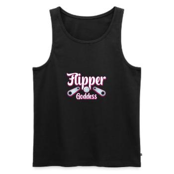 Flipper Goddess Pinball Machines GIft Ideas - Männer Premium Bio Tank Top - Schwarz - Vorne - Michal (187cm)