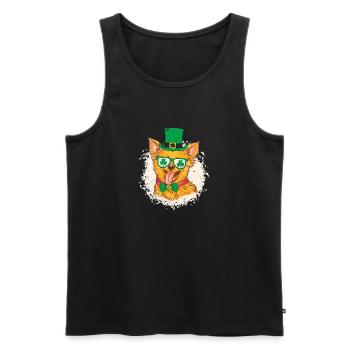 Irischer Chihuahua Mexikanischer Hundehalter - Männer Premium Bio Tank Top - Schwarz - Vorne - Michal (187cm)