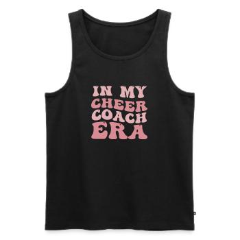 Dans mon ère Cheer Coach Pom-pom girl - Débardeur bio Premium Homme - noir - Devant - Michal (187cm)