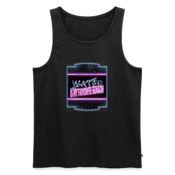 Swimsuit Tshirts Swim Bike Run Beach Gift Idea - Men's Premium Organic Tank Top - black - Front - Michal (187cm)