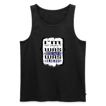 Zone 51 Raid Ancien Egyptien Bday Présenter des blagues - Débardeur bio Premium Homme - noir - Devant - Michal (187cm)