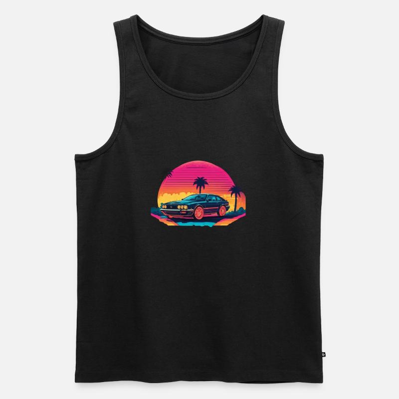 Oldtimer - Männer Premium Bio Tank Top - Schwarz