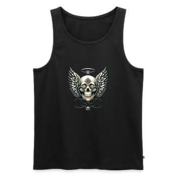 Guardian Embrace Skull Shirt NICU Mom's Hope and - Men's Premium Organic Tank Top - black - Front - Michal (187cm)