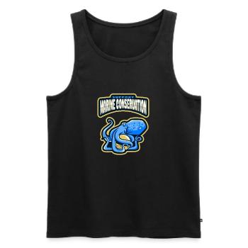 Marine Conservation - Men's Premium Organic Tank Top - black - Front - AI Model Male 178 light (178cm)