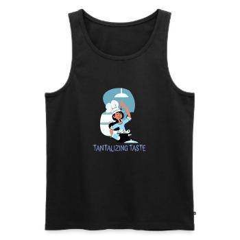 Chef Cook Kitchen Culinary Retro Bake Restaurant - Men's Premium Organic Tank Top - black - Front - AI Model Male 178 light (178cm)