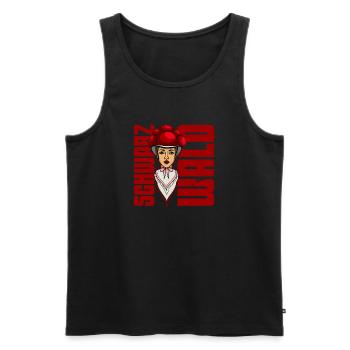 Schwarzwaldmädel Schwarzwald Deutsch Wald - Männer Premium Bio Tank Top - Schwarz - Vorne - AI Model Male 178 light (178cm)