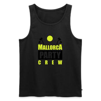 Mallorca Party Crew - Débardeur bio Premium Homme - noir - Devant - Michal (187cm)
