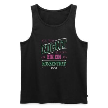 Sarcastic Self Love Narcissism Funny Saying - Men's Premium Organic Tank Top - black - Front - AI Model Male 178 light (178cm)