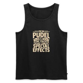My Poodle Has No Quirks Master Dogs Dog Fr - Men's Premium Organic Tank Top - black - Front - Michal (187cm)