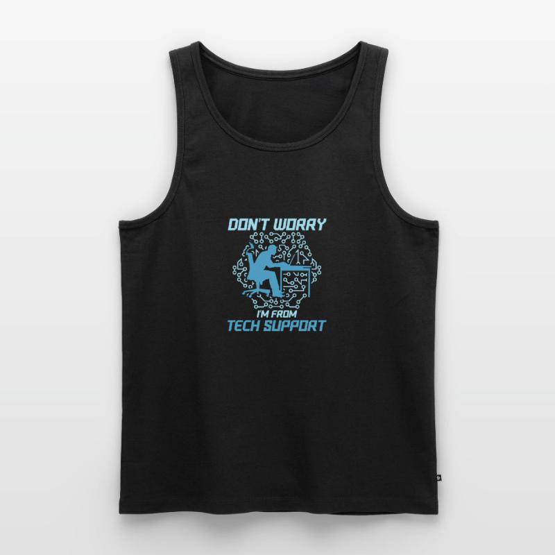 From Now On Call Me Tech Wizard Tech Support Compu Männer Premium Bio Tank Top
