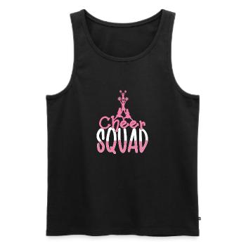 Cheer Squad Pom-pom girl Pom-pom girl - Débardeur bio Premium Homme - noir - Devant - AI Model Male 178 light (178cm)