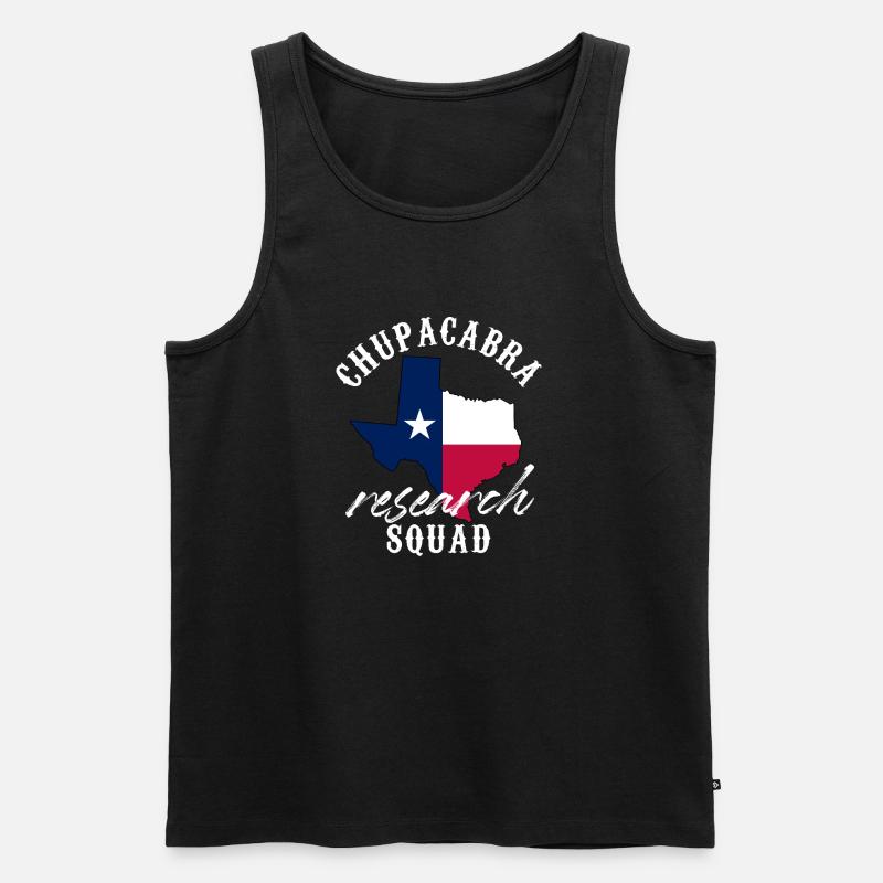 Chupacabra Research Squad Cache-cache Cryptide - Débardeur bio Premium Homme - noir