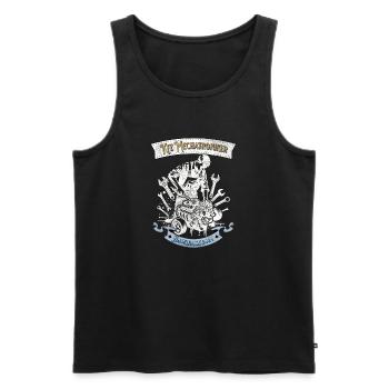 Kfz Mechatroniker Abschluss Mechatroniker Geschenk - Männer Premium Bio Tank Top - Schwarz - Vorne - Michal (187cm)
