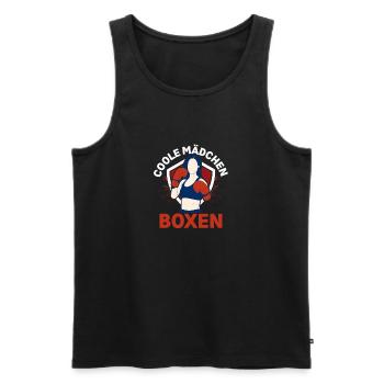 Cool Girls Boxer Boxer Arts Martiaux - Débardeur bio Premium Homme - noir - Devant - Michal (187cm)