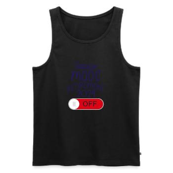 School's Out Forever Retirement 2024 Retired - Männer Premium Bio Tank Top - Schwarz - Vorne - Michal (187cm)