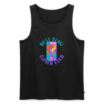 Best Claw Gamer Ever Toy Grabber Machine - Men's Premium Organic Tank Top - black - Front - Michal (187cm)