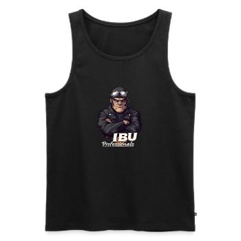 Old Rider Biker Opa Motorrad Ibu Professionals - Männer Premium Bio Tank Top - Schwarz - Vorne - AI Model Male 178 light (178cm)