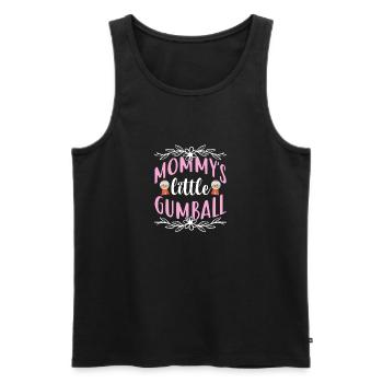 Mommys little gumball Design pour une maman - Débardeur bio Premium Homme - noir - Devant - Michal (187cm)
