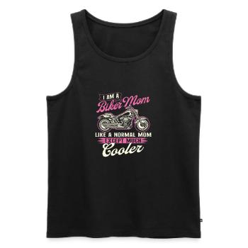 I Am A Biker Mom Like A Normal Mom Except Cooler - Men's Premium Organic Tank Top - black - Front - Michal (187cm)