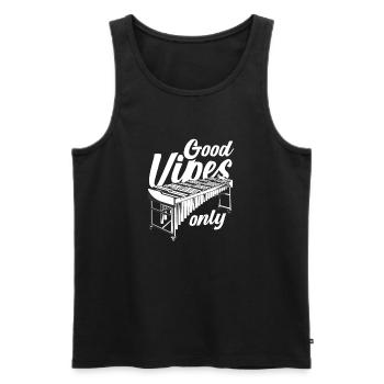 Only Electric Percussion Vibraphone - Men's Premium Organic Tank Top - black - Front - Michal (187cm)