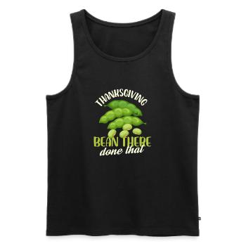 Thanksgiving Bean There Done That Green Bean - Männer Premium Bio Tank Top - Schwarz - Vorne - Michal (187cm)