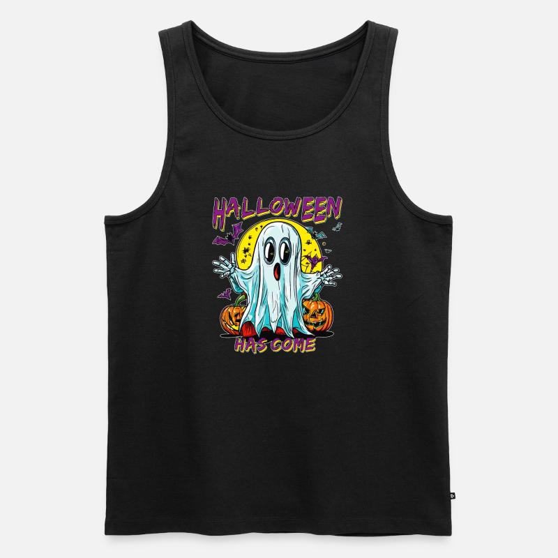 HALLOWEEN HAS COME - Männer Premium Bio Tank Top - Schwarz