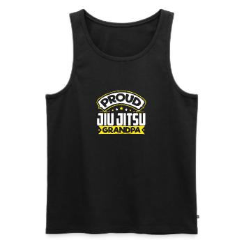 Sports Papy Jiu Jitsu Papi - Débardeur bio Premium Homme - noir - Devant - Michal (187cm)