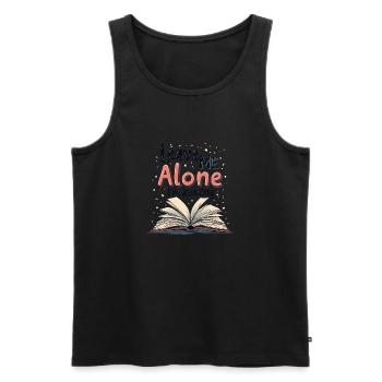 DAS UNIVERSUM IM INNEREN - Männer Premium Bio Tank Top - Schwarz - Vorne - AI Model Male 178 light (178cm)
